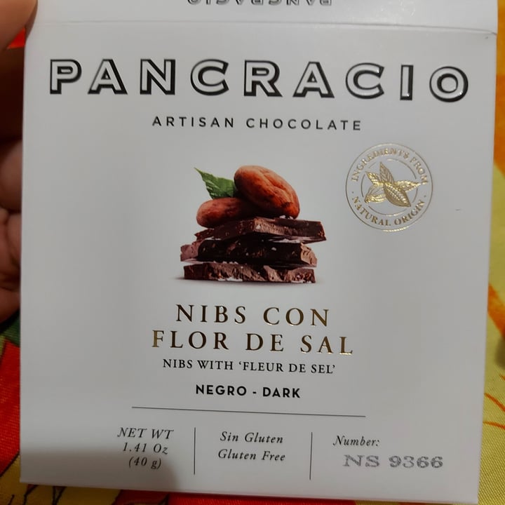 photo of Pancracio chocolate negro con flor de sal del ebro shared by @salerena on  02 Apr 2023 - review