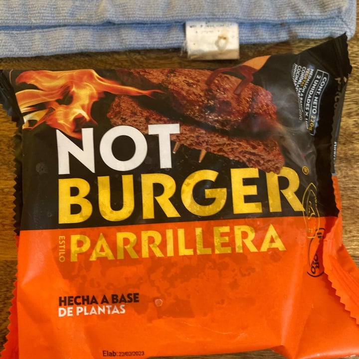 photo of NotCo Not burger parrillera shared by @loana on  03 Jun 2023 - review