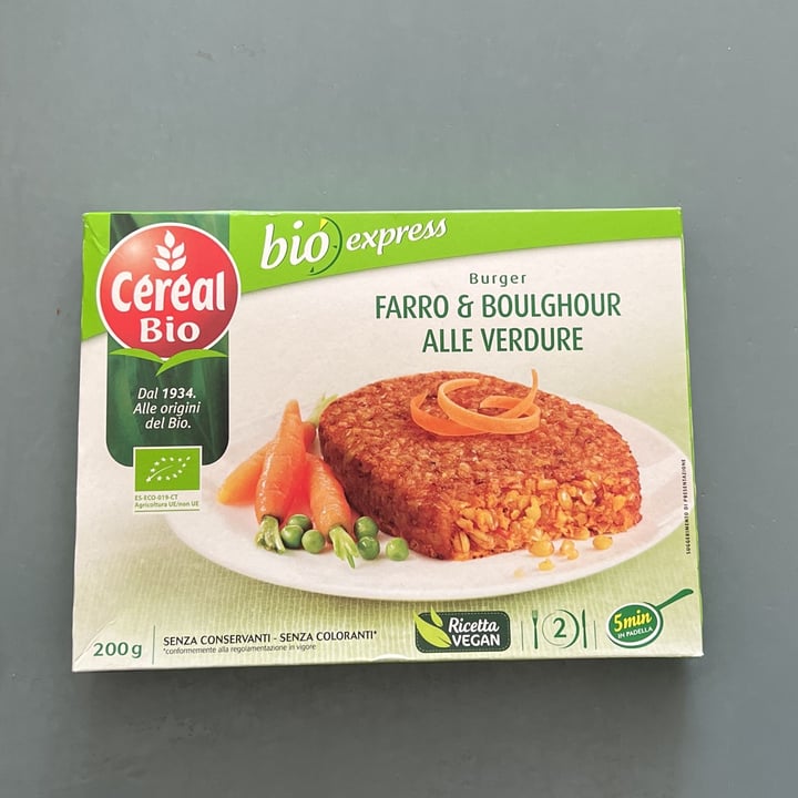 photo of Céréal Bio Burger Farro & Boulghour shared by @smilesmile on  14 Jan 2023 - review