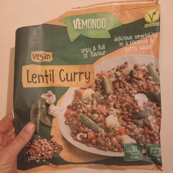photo of Vemondo Vegan lentil curry shared by @lamanu on  04 Jan 2023 - review