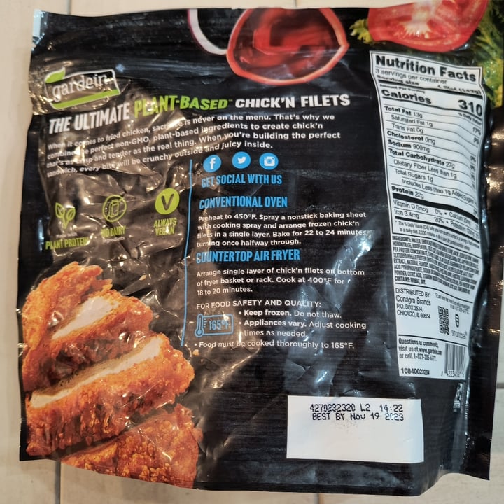 photo of Gardein Ultimate chick’n filets shared by @mynameislisa on  05 Mar 2023 - review