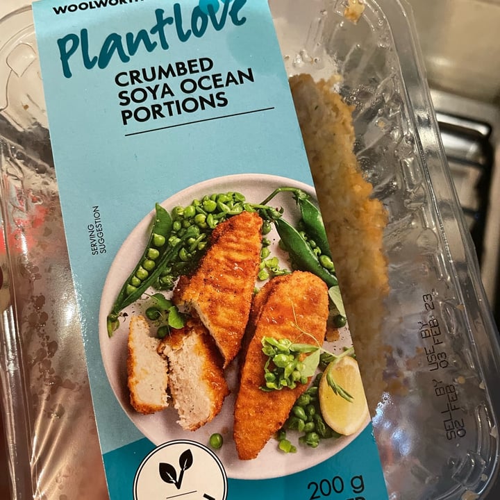 photo of Woolworths Food Crumbed soya ocean portions shared by @sarahjeggle on  30 Jan 2023 - review