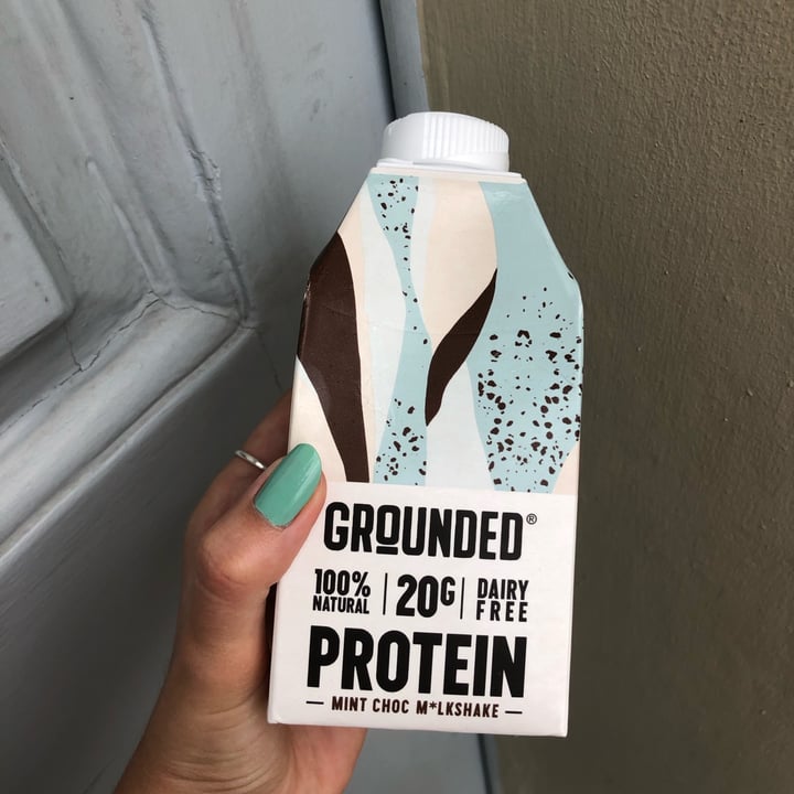 photo of Grounded Protein Mint Choc Milkshake shared by @jasminelilac on  05 Aug 2023 - review