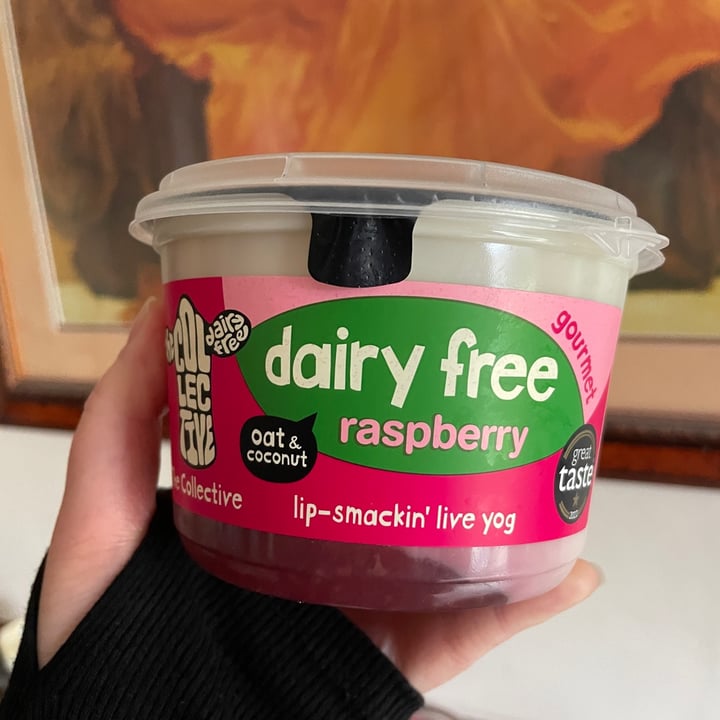 photo of The Collective Plant-based Raspberry Yoghurt shared by @oliviakeay on  19 Feb 2023 - review