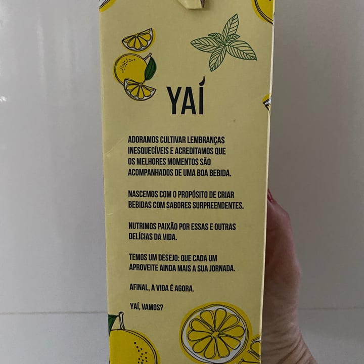 photo of Yaí Chá Verde Sabor Limão Siciliano Com Hortelã - 1L shared by @flaveg2022 on  21 Jan 2023 - review