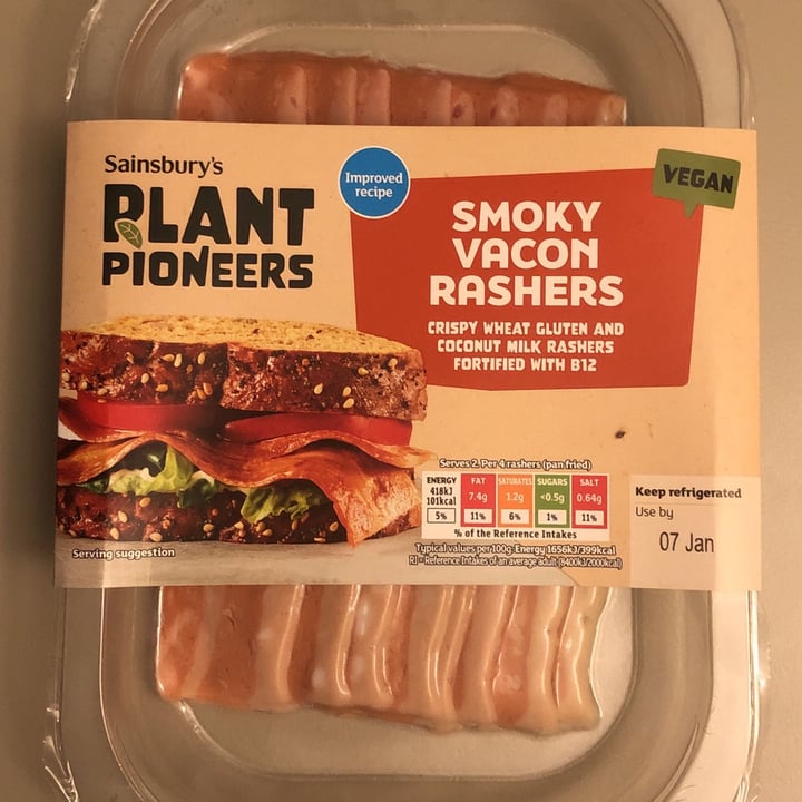 photo of Plant Pioneers Smoky Vacon Rashers shared by @cam1ll3 on  02 Jan 2023 - review