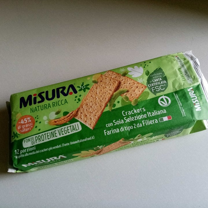 photo of Misura Crackers con soia shared by @valeveg75 on  17 Apr 2023 - review