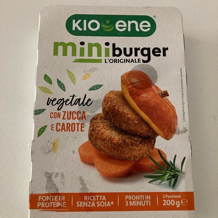 photo of Kioene mini burger carota e zucca shared by @al-ma on  01 Mar 2023 - review