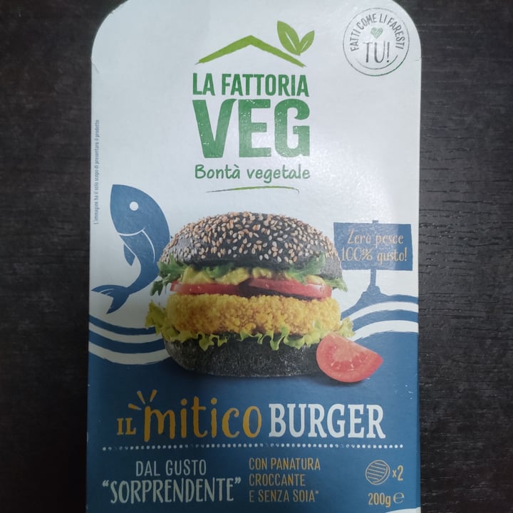 photo of la fattoria veg burger zero pesce 100%gusto shared by @bastante on  14 May 2023 - review