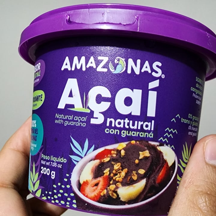 photo of Amazonas Açaí Natural con Guaraná shared by @veegan on  20 Dec 2022 - review
