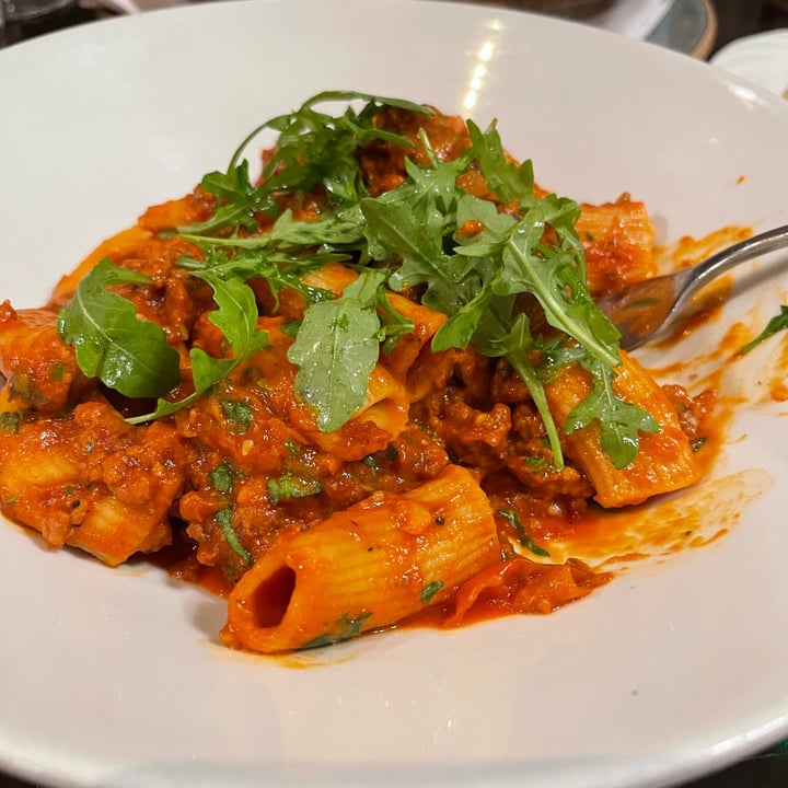 photo of Trattoria al Forno Plant-based rigatoni bolognese shared by @kmhey on  14 Jan 2023 - review
