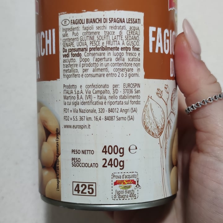 photo of Delizie dal Sole Fagioli bianchi di Spagna shared by @angelarusso on  17 Apr 2023 - review