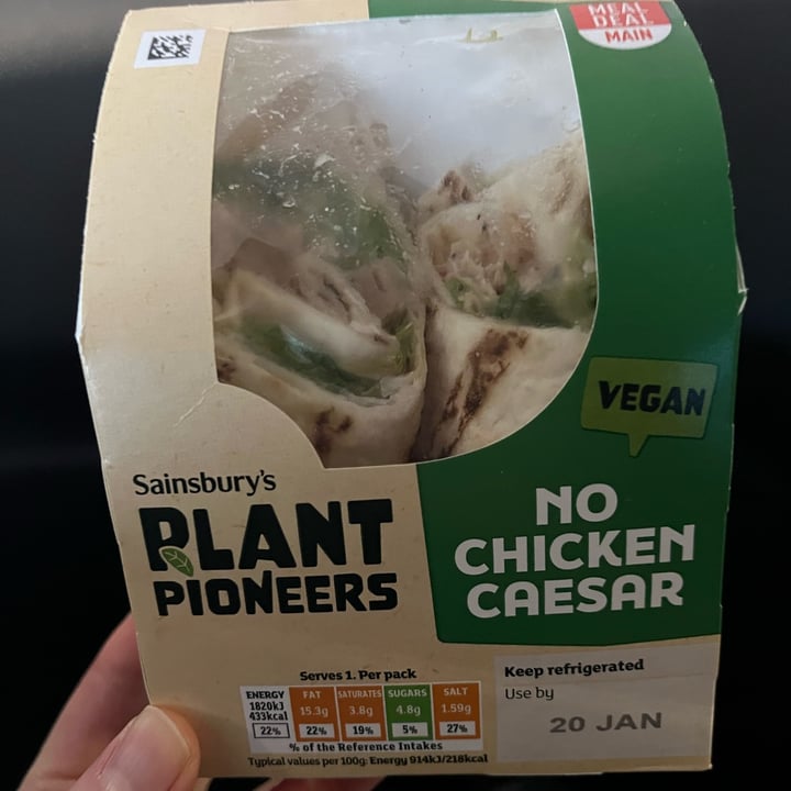 photo of Plant Pioneers No chicken ceasar wraps shared by @ameriamber on  19 Jan 2023 - review
