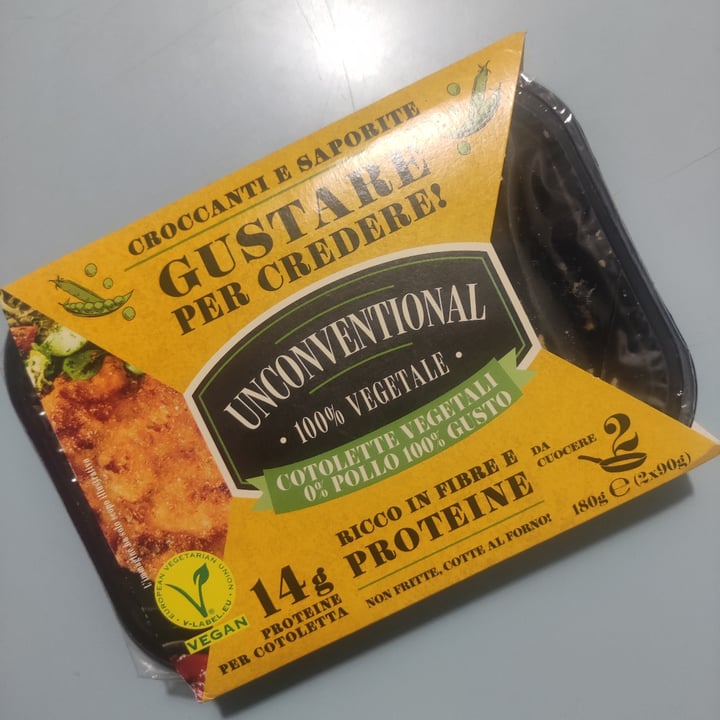 photo of Unconventional Cotolette Vegetali 0% Pollo 100% Gusto shared by @natasciad on  13 May 2023 - review