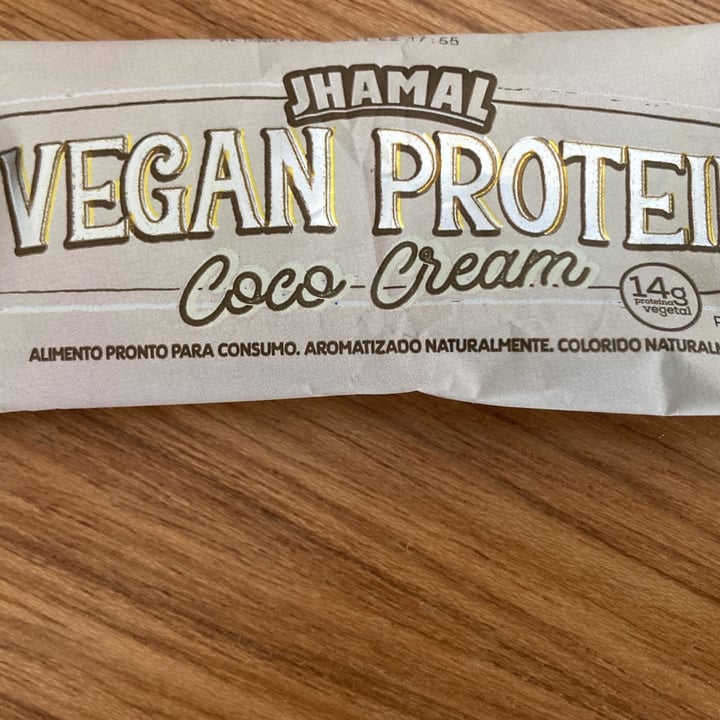 photo of Jhamal Barra De Proteína Vegana Coco Cream shared by @paulabenevides on  02 Aug 2023 - review