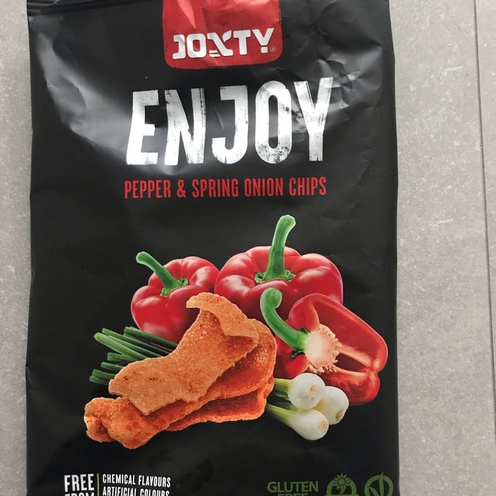photo of Joxty pepper and spring onion chips shared by @nuritveg13 on  21 Jul 2023 - review