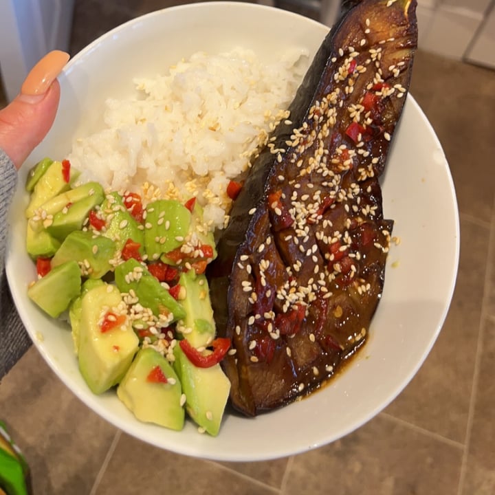 photo of Grubby miso aubergine and sticky coconut rice shared by @catcookx on  17 Apr 2023 - review