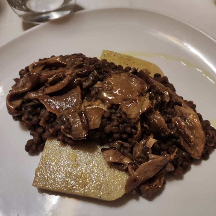 photo of Il Lughino lenticchie di montagna con funghi e polenta alla griglia shared by @valemac on  26 Mar 2023 - review