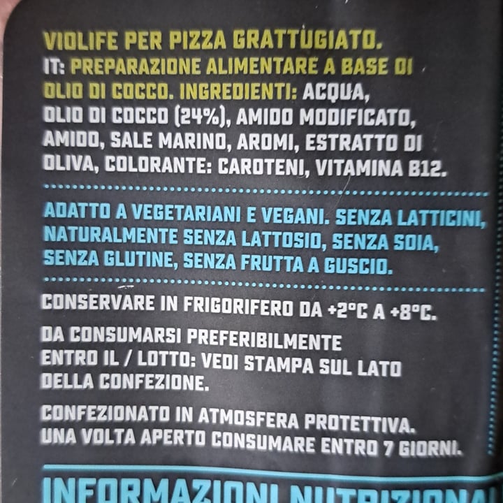 photo of Violife Grattugiato per pizza shared by @camyveg on  03 Jun 2023 - review