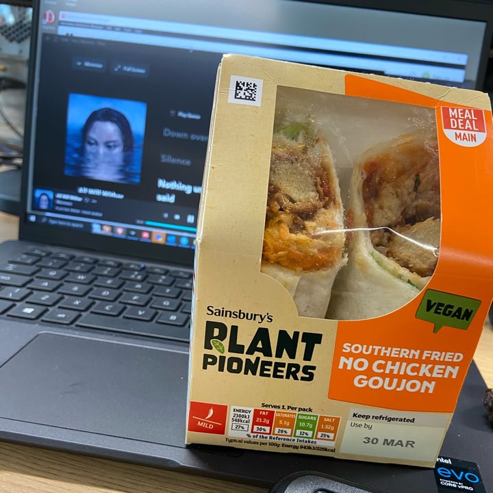 photo of Plant Pioneers Southern Fried No Chicken Goujon Wrap shared by @fxk on  16 Apr 2023 - review