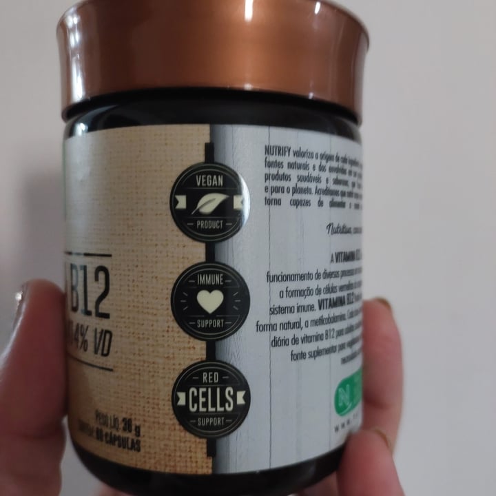 photo of Nutrify. - Health Suplemento Vitamina B12 shared by @guizardialine on  05 Jan 2023 - review