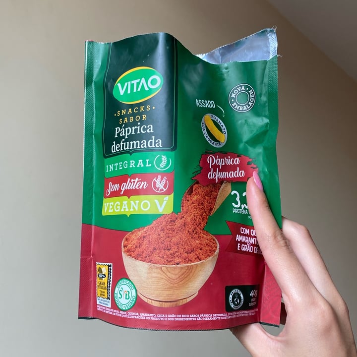 photo of VITAO snack assado sabor páprica defumada shared by @poramormari on  21 Jan 2023 - review