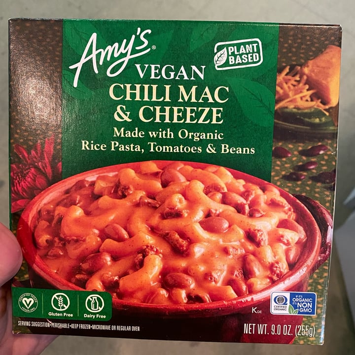 photo of Amy’s Vegan Chili Mac & Cheeze shared by @catniponly on  04 May 2023 - review