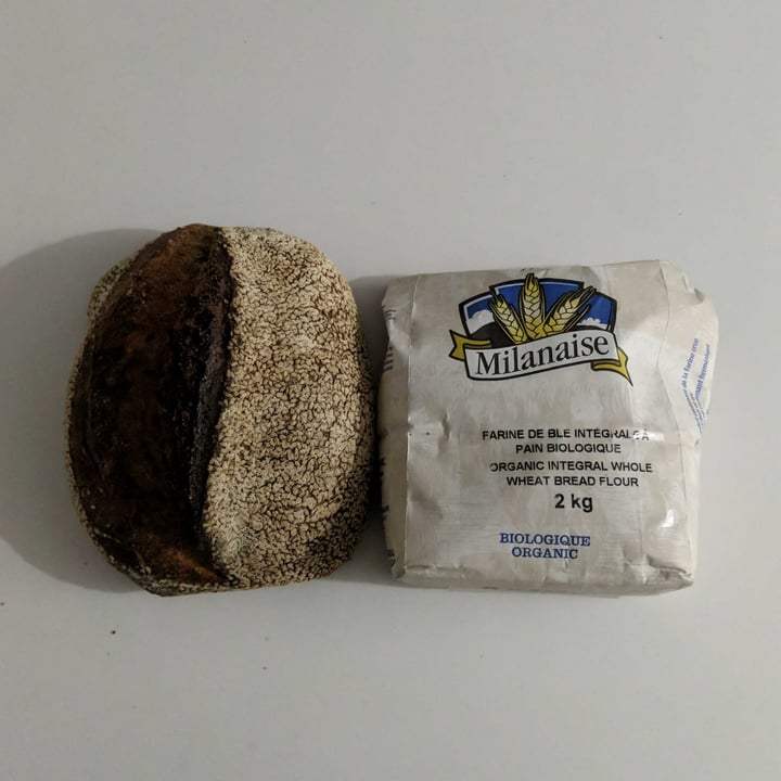 photo of Milanaise organic integral whole wheat bread flour shared by @lauramagnan77 on  13 Apr 2023 - review