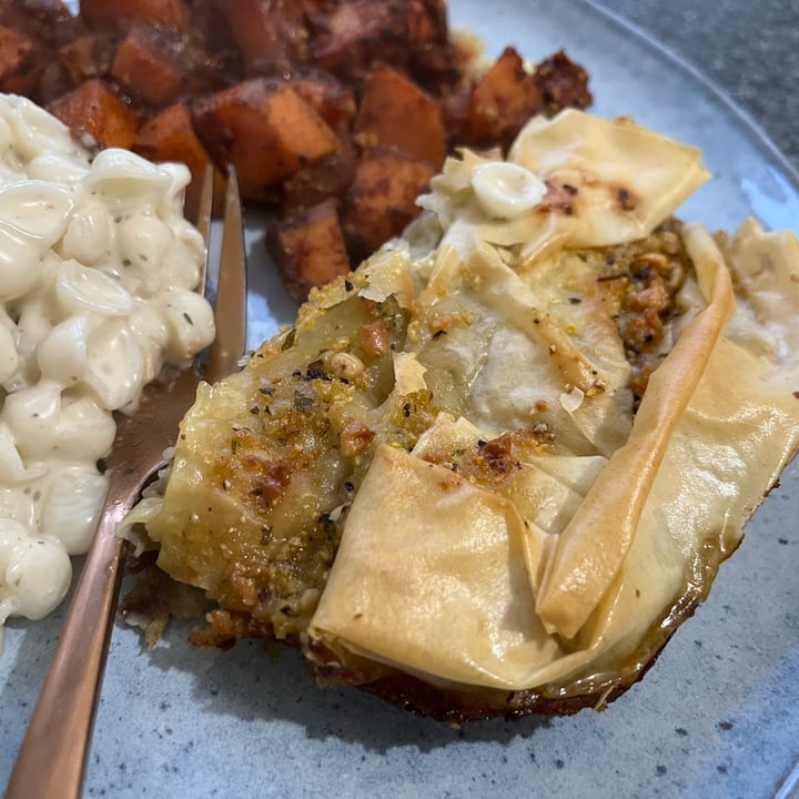 photo of Plant Pioneers Chestnut & Cranberry Veg Filo Bake shared by @ameriamber on  13 Dec 2022 - review