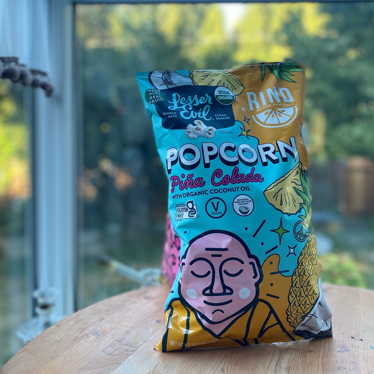 Popcorn Piña Colada from Lesser Evil Snacks - Vegan Product Reviews ...