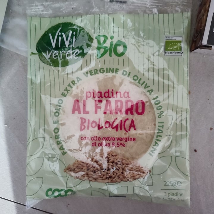 photo of Vivi Verde Coop piadina al farro biologica shared by @lussyp on  14 Jan 2023 - review