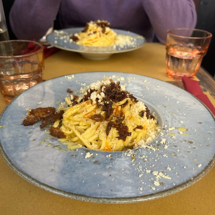 photo of Rifugio Romano Carbonara vegana shared by @lucagreco on  13 May 2023 - review