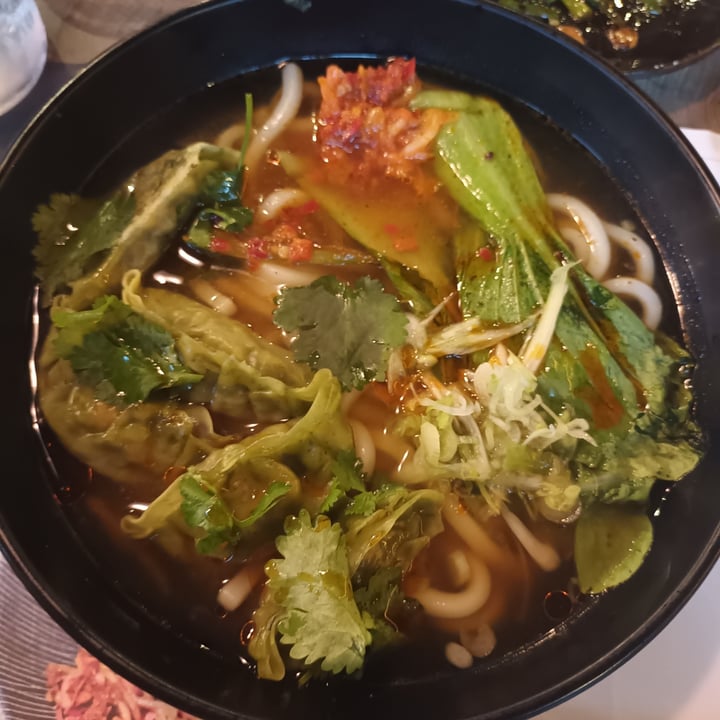 photo of Wagamama Leeds Trinity ramen with gyozas shared by @marijosegt on  08 Aug 2023 - review