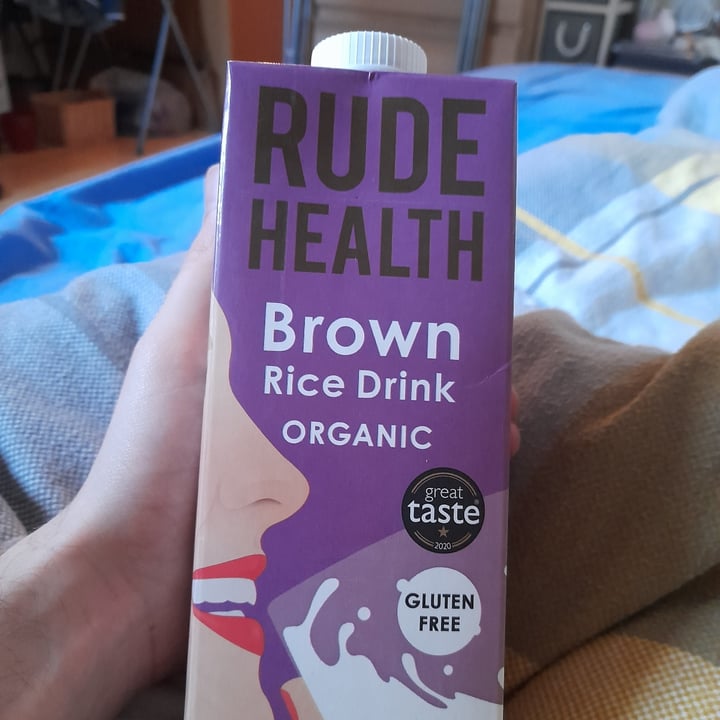 photo of Rude health Brown rice drink shared by @venerableveganvirtue on  10 Apr 2023 - review