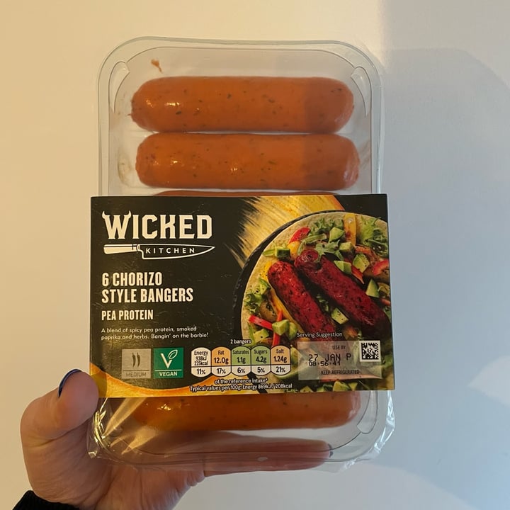 photo of Wicked 6 chorizo style bangers shared by @appleappleamanda on  30 Jan 2023 - review