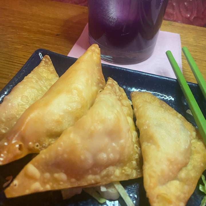 photo of Spicy Moon Vegan Szechuan Crabless Rangoon shared by @thepintsizedvegan on  31 Mar 2023 - review