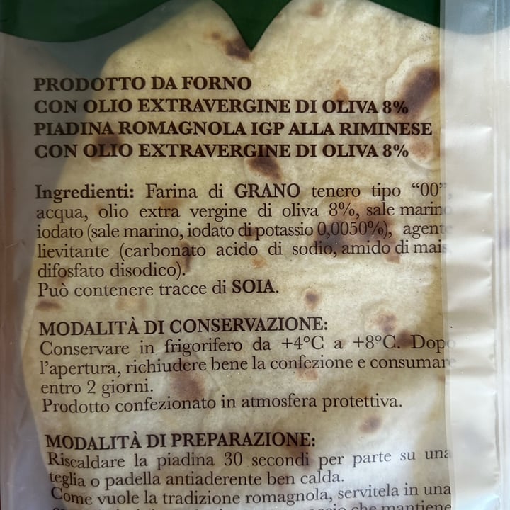 photo of piadina romagnola piadina all’olio d’oliva shared by @penzi94 on  02 Jul 2023 - review