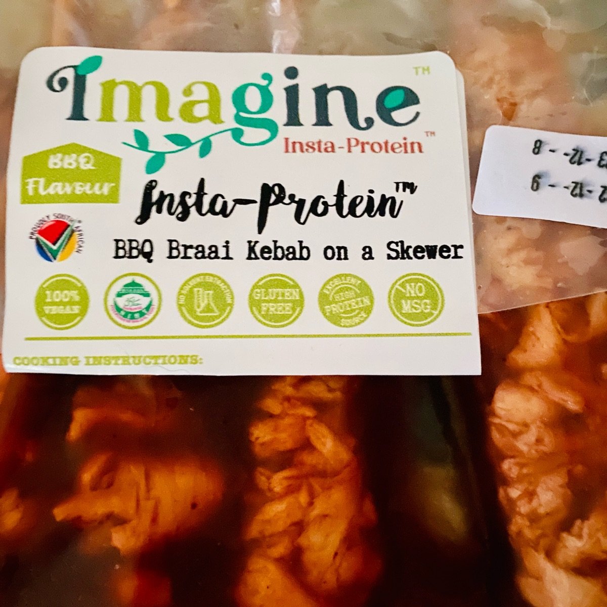 bbq braai kebab from Imagine insta protei - Vegan Product Reviews ...