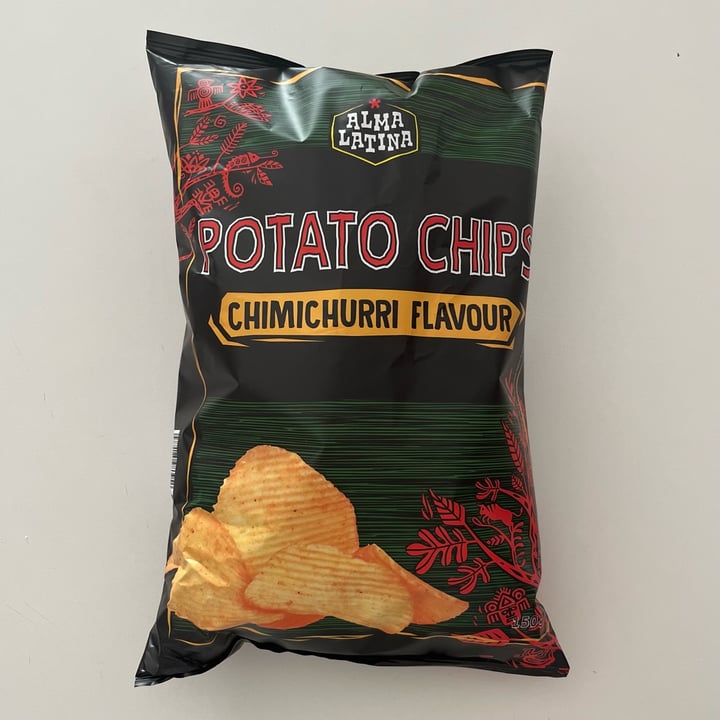 photo of Alma Latina potato chips chimichurri flavour shared by @fladomitilla on  09 Jun 2023 - review