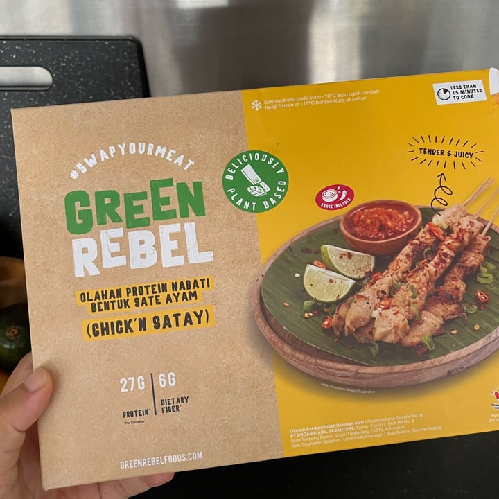 photo of Green Rebel Foods Green Rebel Chick’n Satay shared by @debraymond on  01 May 2023 - review