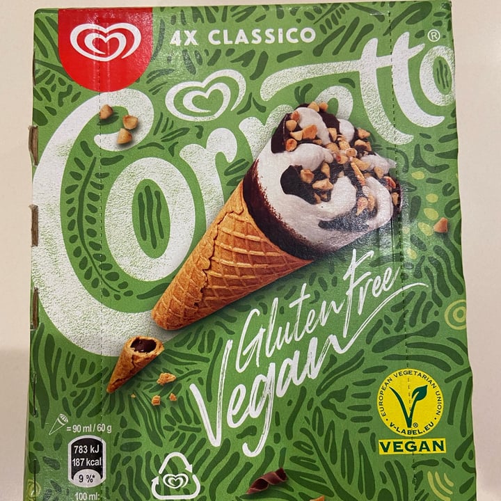 photo of Unilever walls cornetto vegan gluten free shared by @goodsoulsara on  03 Mar 2023 - review