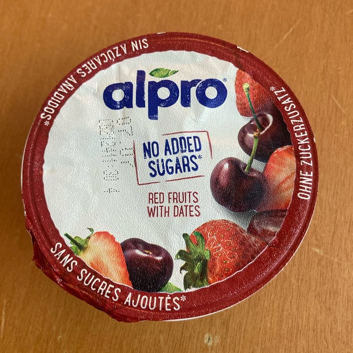 photo of Alpro Yogurt Red Fruits With Dates shared by @kairologico on  17 Jun 2023 - review