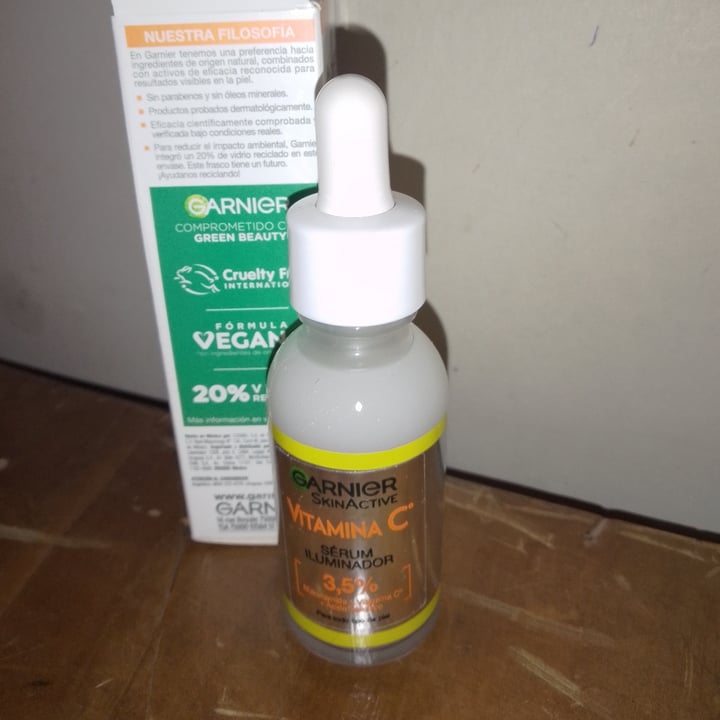 photo of Garnier serum iluminador shared by @valeriapradoc on  13 Feb 2023 - review