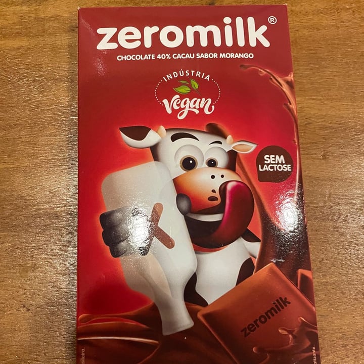 photo of Zeromilk Chocolate 40% Cacau com Morango shared by @agathalima on  27 Mar 2023 - review