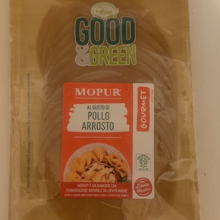 photo of Good & Green Affettato di mopur al gusto di pollo arrosto shared by @francescachieppa18 on  10 Mar 2023 - review