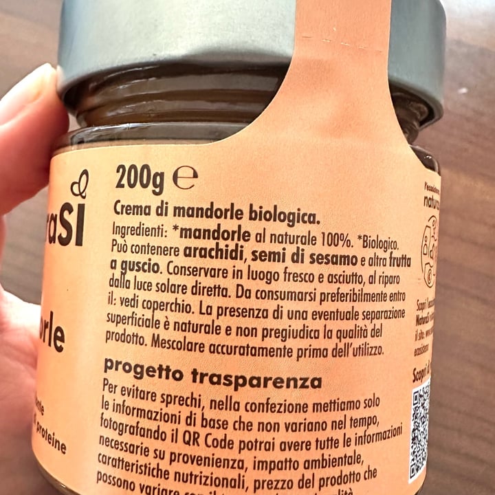 photo of Natura Sì Crema di mandorle shared by @giuliafabrini on  19 Apr 2023 - review