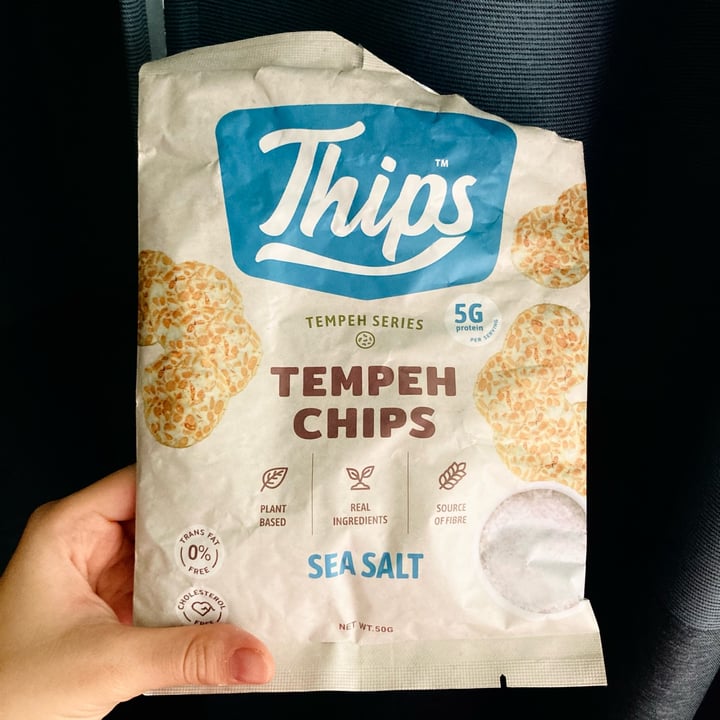 photo of Thips Sea Salt Tempeh Chips shared by @kathedrals on  24 May 2023 - review