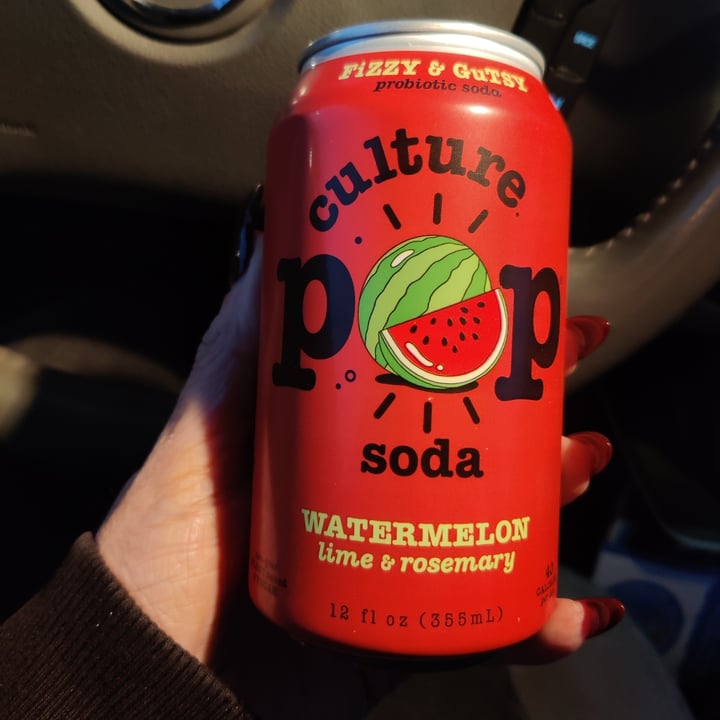 photo of Culture Pop Soda Culture Pop Soda Watermelon Lime & Rosemary shared by @pigeonsformiles on  02 Feb 2023 - review