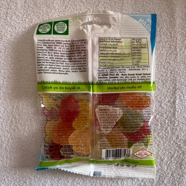 photo of Haribo Veggy Mix shared by @domcsiwill on  10 Jun 2023 - review