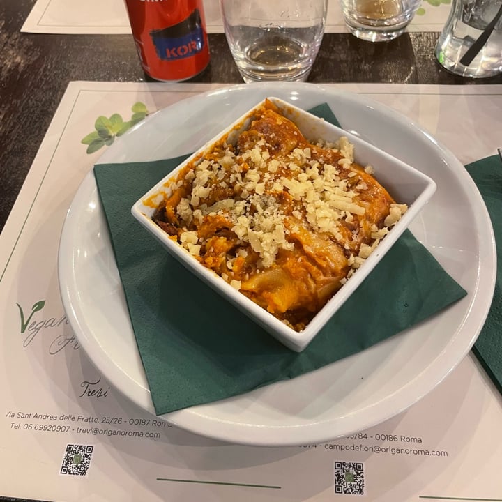 photo of Origano Trevi Lasagna Vegana shared by @giorgina on  02 Mar 2023 - review